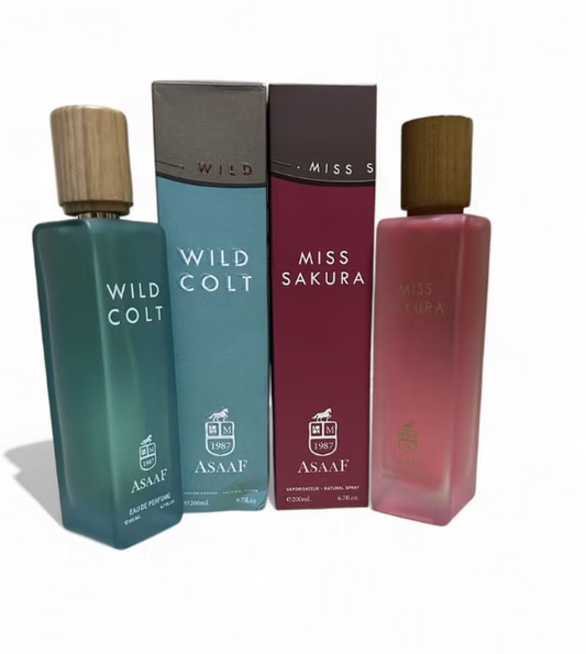 Wild Colt & Miss Sakura Assaf Prefume (Combo)